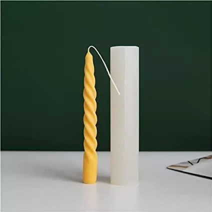 Καλούπι Σιλικόνης με Σχέδιο Λαμπάδα B για Κερί 18.9x2cm