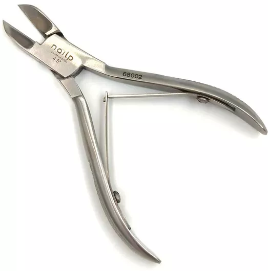 Πενσάκι Νυχιών Nailp Professional 4.5" Ασημί