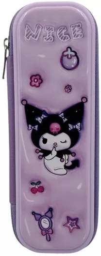 Κασετίνα Οβάλ Kuromi Kingo Box Τυχαία Επιλογή Σχεδίου