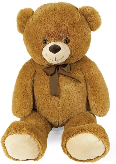 Λούτρινο De.Car2 Αρκούδος 80cm για 3+ Ετών Καφέ