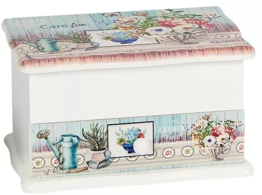 Μπιζουτιέρα Ξύλινη Μεγάλη με Καθρέπτη