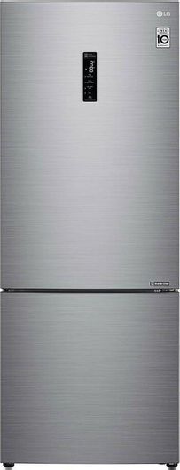 Ψυγειοκαταψύκτης LG GBB566PZHMN NoFrost 462lt  Υ185xΠ70xΒ70cm Inox
