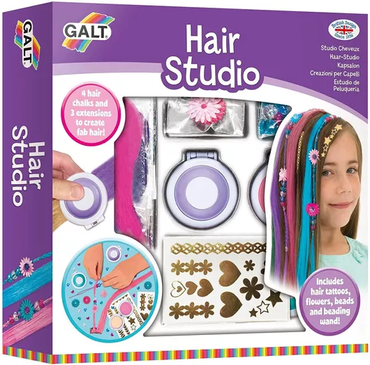 Παιχνίδι Κομμωτικής Galt Toys Hair Studio με Χάντρες & Βαφή Μαλλιών για 7+ Ετών