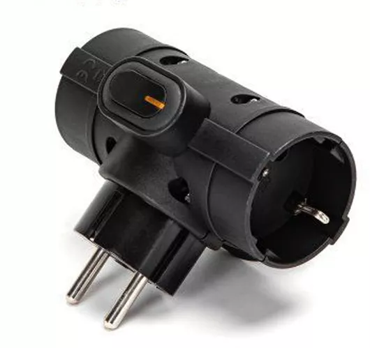 Aigostar Πολύπριζο Ασφαλείας 2 Θέσεων με Διακόπτη