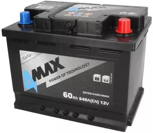 Μπαταρία Σκάφους/Αυτοκινήτου 4max 12v 60Ah/540A Starting Type