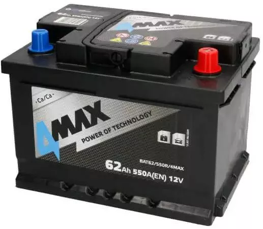 Μπαταρία Σκάφους/Αυτοκινήτου 4max 12v 62Ah/550A Starting Type