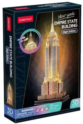 Empire State Building Led Edition Puzzle 3D 37pcs