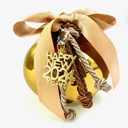 Γούρι Επιτραπέζιο Deris Κεραμικό Ρόδι 10cm