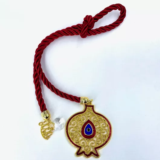 Γούρι Κρεμαστό Deris Μεταλλικό Ρόδι 25cm