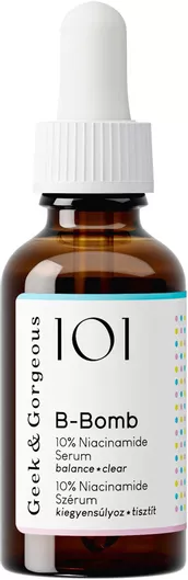 Serum Προσώπου Geek & Gorgeous 101 B-Bomb 10% με Νιασιναμίδη 30ml