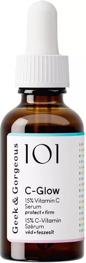 Serum Προσώπου Geek & Gorgeous 101 C-Glow 15% με Βιταμίνη C 30ml