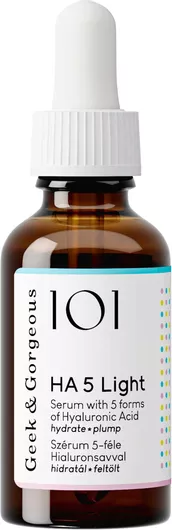 Serum Προσώπου Geek & Gorgeous 101 Ha 5 Light με Υαλουρονικό 30ml
