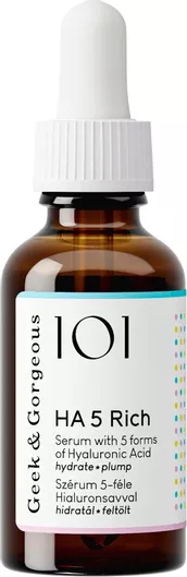 Serum Προσώπου Geek & Gorgeous 101 Ha 5 Rich Υαλουρονικό 30ml