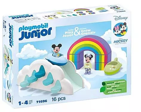Playmobil Junior: Disney Διασκέδαση Στα Σύννεφα με Τον Μίκυ Και Τη Μίνι Μάους για 12+ Μηνών #71696