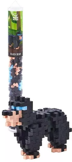 Τουβλάκια Plus-Plus Black Bear Tube για 5+ Ετών Σετ 100τμχ