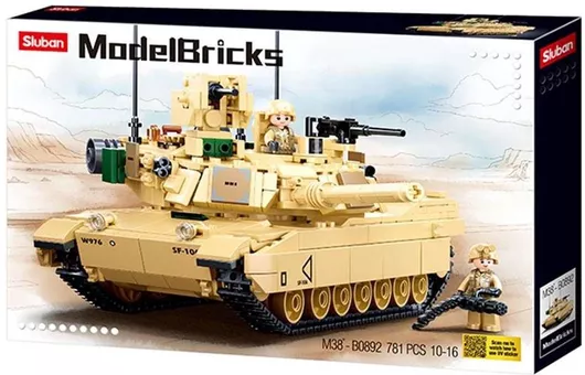Τουβλάκια Sluban Main Battle Tank M1A2 SEP V2 Abrams για 10+ Ετών Σετ 781τμχ