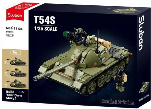 Τουβλάκια Sluban Medium Main Battle Tank 3 In 1 για 12+ Ετών Σετ 604τμχ