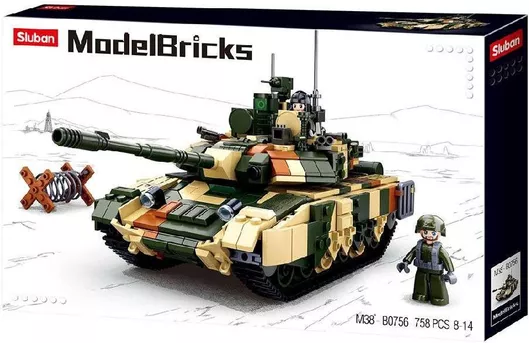 Τουβλάκια Sluban Large Battle Tank για 8+ Ετών Σετ 772τμχ