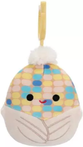Μπρελόκ Squishmallows Corn Louise 9cm Πολύχρωμο