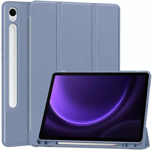 Θήκη Tablet Techsuit Flip Cover Tri-Fold/με Σταντ/με Υποδοχή Στυλό για Samsung Galaxy Tab A8 10.5 (2021) Πλαστικό Μοβ