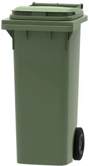 Επαγγελματικός Κάδος Απορριμάτων Vesta Πλαστικός 120lt Πράσινο