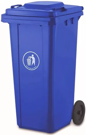 Επαγγελματικός Κάδος Απορριμάτων Vesta Πλαστικός 83x47x52cm 100lt Μπλε