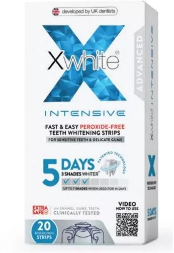 Ταινίες Λεύκανσης Δοντιών XWhite Intensive 5 Day Σετ 20τμχ