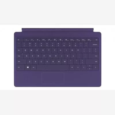 Πληκτρολόγιο για Tablet Microsoft Surface Type Cover 2 με Touchpad Ασύρματο Γαλλικά Μοβ
