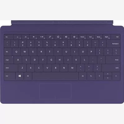 Πληκτρολόγιο για Tablet Microsoft Surface Type Cover 2 με Touchpad Ασύρματο Ιταλικά Μοβ