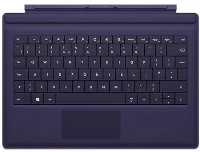 Πληκτρολόγιο για Tablet Microsoft Surface Pro 3 Type Cover Πληκτρολόγιο με Touchpad Αγγλικά UK Μοβ
