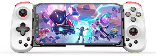 Techsuit D6 DP Ασύρματο Gamepad για Android/PC/PS3/PS4/Switch/iOS Λευκό