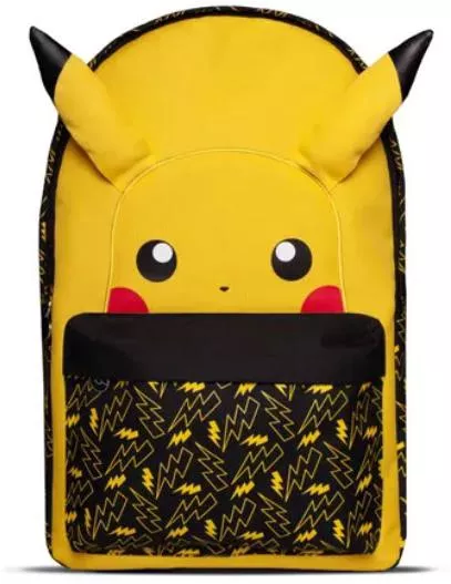 Σχολική Τσάντα Νηπίου Difuzed Pokemon Pikachu 3D Μαύρο/Κίτρινο