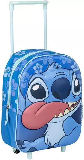 Σχολική Τσάντα Νηπίου Logigraf Disney Stitch 3D Μπλε