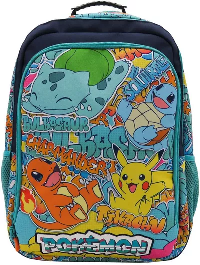 Σχολική Τσάντα Δημοτικού CyP Brands Pokemon Urban Colors Πολύχρωμο