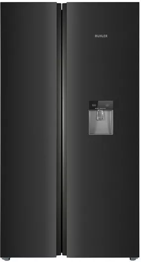 Ψυγείο Ντουλάπα MUHLER NF677SBSIE 503lt Υ176.8xΠ92xΒ63cm Inox