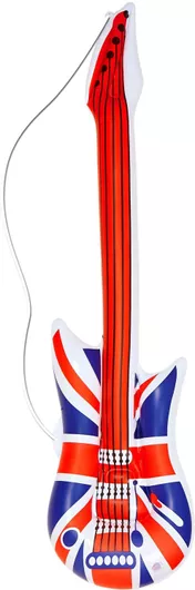 Αποκριάτικο Αξεσουάρ Widmann Φουσκωτή Κιθάρα U.K. 105cm