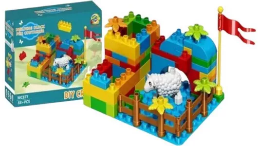 Τουβλάκια Tradesor Φάρμα για 3+ Ετών Σετ 88τμχ