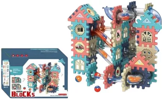 Τουβλάκια Tradesor Τσουλήθρες & Μπαλάκια για 3+ Ετών Σετ 106τμχ