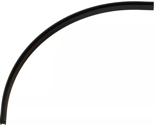 Κυρτή Γωνία Aca TMSR300B για Μαγνητική Ράγα Οροφής/Κρεμαστή Μαύρο