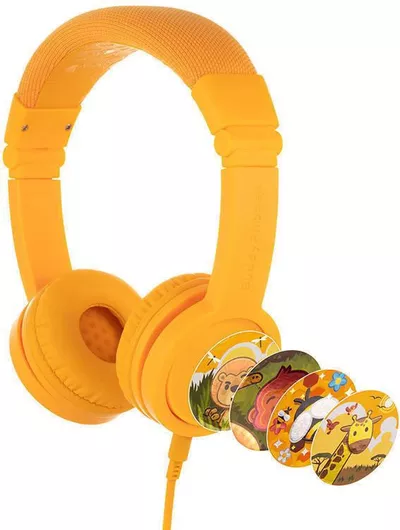 BuddyPhones Explore+ Ενσύρματα Παιδικά On Ear Ακουστικά Κίτρινο