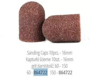 Καπελάκια Τροχών Euro Fashion 16mm 60grit Σετ 10τμχ