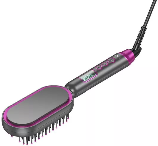 Hoco HP44 Κεραμική Ηλεκτρική Βούρτσα για Ίσιωμα 85W