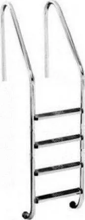 Σκάλα Πισίνας Kripsol Standard Inox με 4 Σκαλοπάτια Ασημί