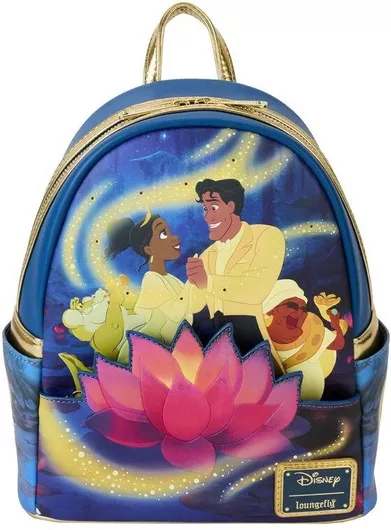Σχολική Τσάντα Νηπίου Loungefly Πλάτης Disney The Princess and the Frog 15th Anniversary Πολύχρωμο