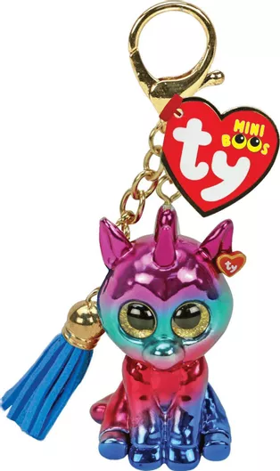 Μπρελόκ TY Mini Boos Glamor Ροζ Λεοπάρ Πολύχρωμο