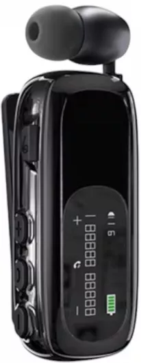 Bluetooth Handsfree K75 In-ear Πέτου Μαύρο