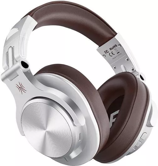 OneOdio Fusion A70 Ασύρματα/Ενσύρματα Over Ear Ακουστικά με 72 ώρες Λειτουργίας Καφέ