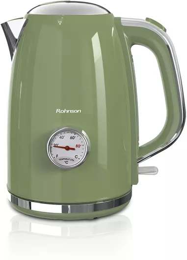 Rohnson Nostalgia Βραστήρας 1.7lt 2200W Πράσινο