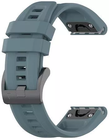 Λουράκι Wearable Techsuit Watchband QuickFit W060 για Garmin Instinct 2S/2S Solar/Approach S70 42mm/Fenix 7S Pro Sapphire Solar Σιλικόνη Teal