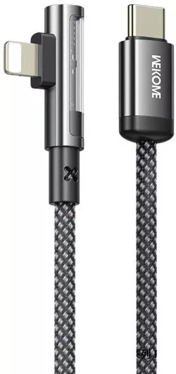 Καλώδιο Wk 35W Wdc-42 Pd USB-C σε Lightning 1m Μαύρο